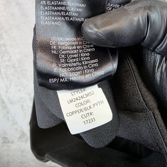 Liverpool Pants Womens 2 Copper Black Python Print Slim Stretch Dress Trousers - Picture 13 of 13